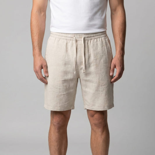 Herren Leinenshorts mit Kordelzug | Bernward_1