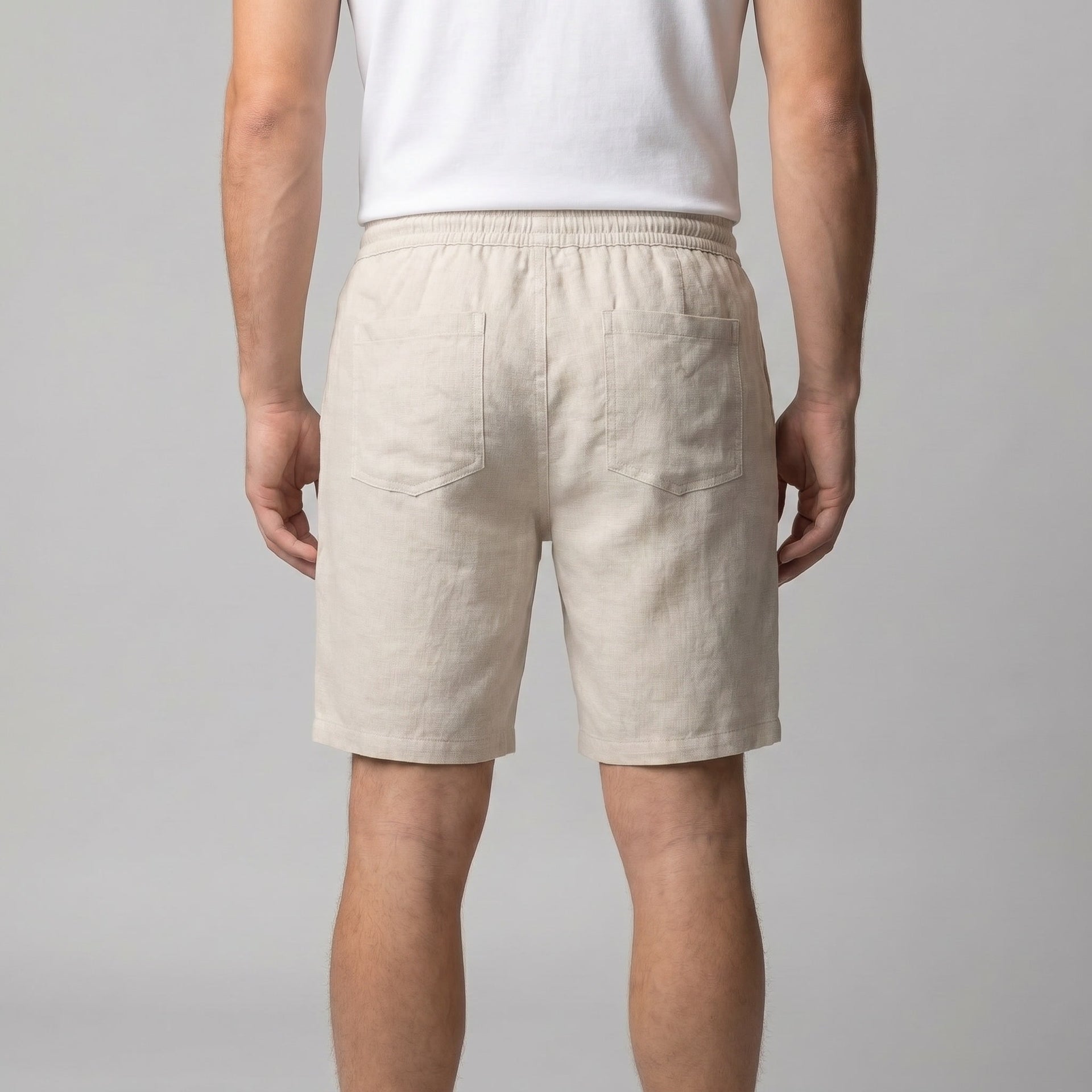 Herren Leinenshorts mit Kordelzug | Bernward
