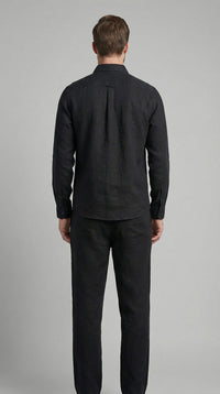Herren Leinenset Slim Fit mit Kentkragen | Benedikt