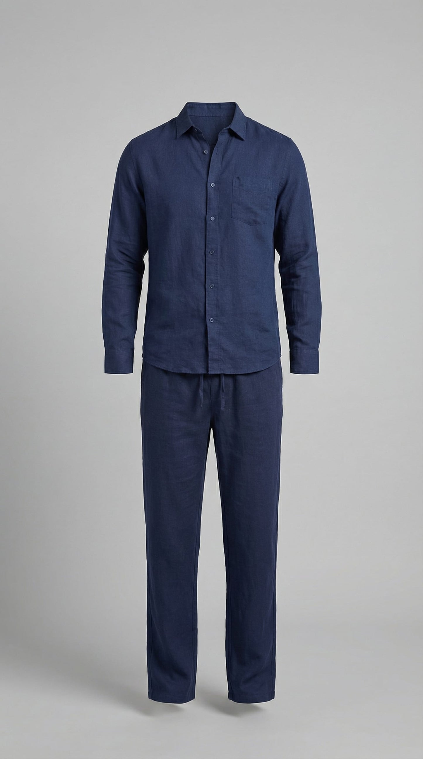 Herren Leinenset Slim Fit mit Kentkragen | Benedikt_9