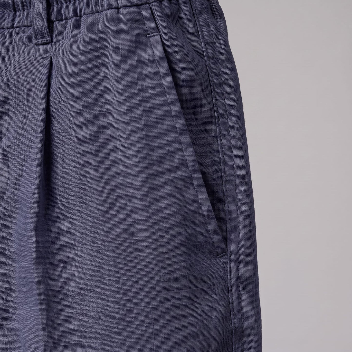 Herren Leinenhose mit Bundfalte und Kordelzug | Willi_11