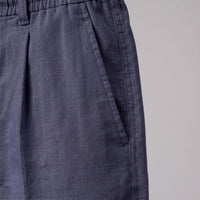Herren Leinenhose mit Bundfalte und Kordelzug | Willi