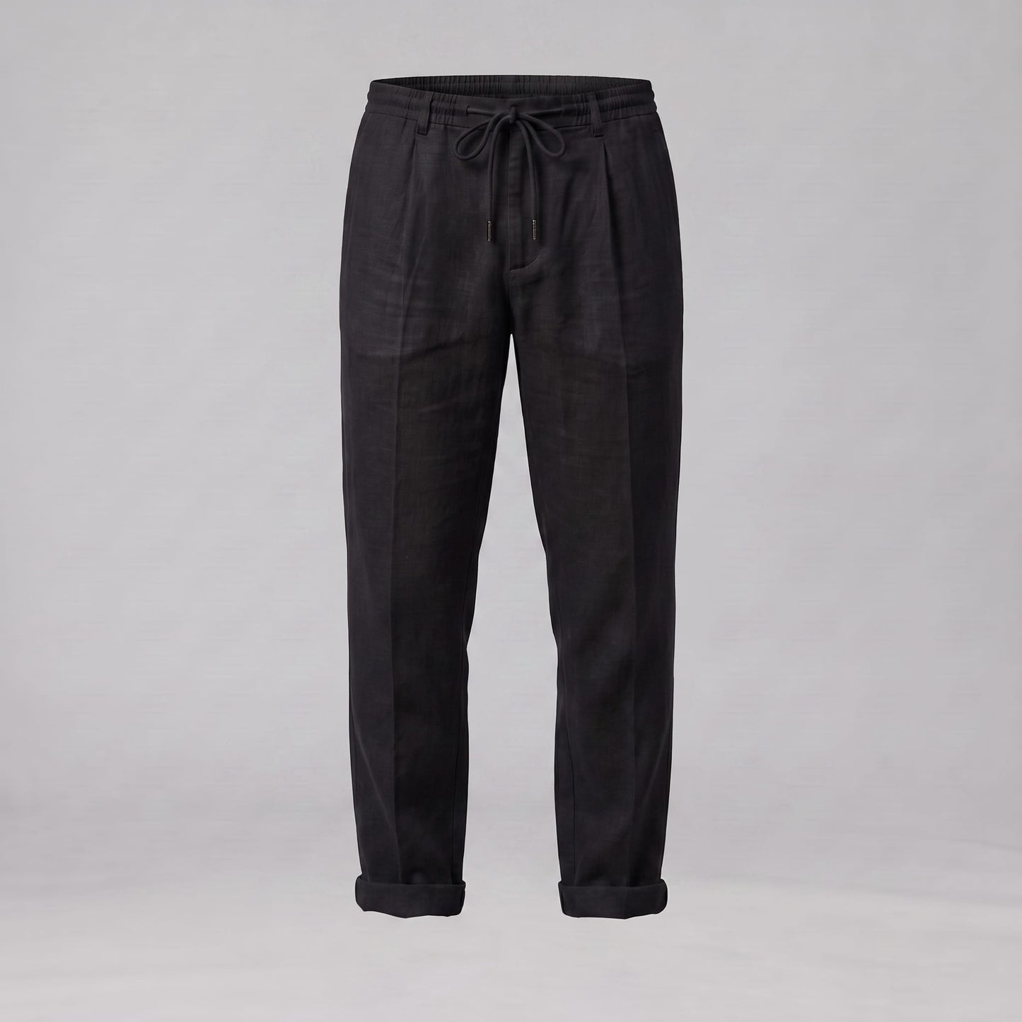 Herren Leinenhose mit Bundfalte und Kordelzug | Willi_14