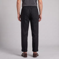 Herren Leinenhose mit Bundfalte und Kordelzug | Willi
