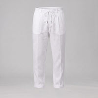 Herren Leinenhose mit Bundfalte und Kordelzug | Willi