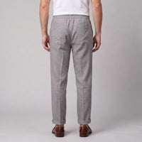 Herren Leinenhose mit Bundfalte und Kordelzug | Willi