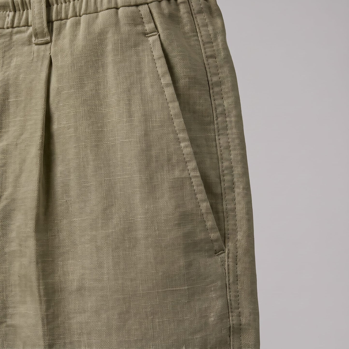 Herren Leinenhose mit Bundfalte und Kordelzug | Willi_29