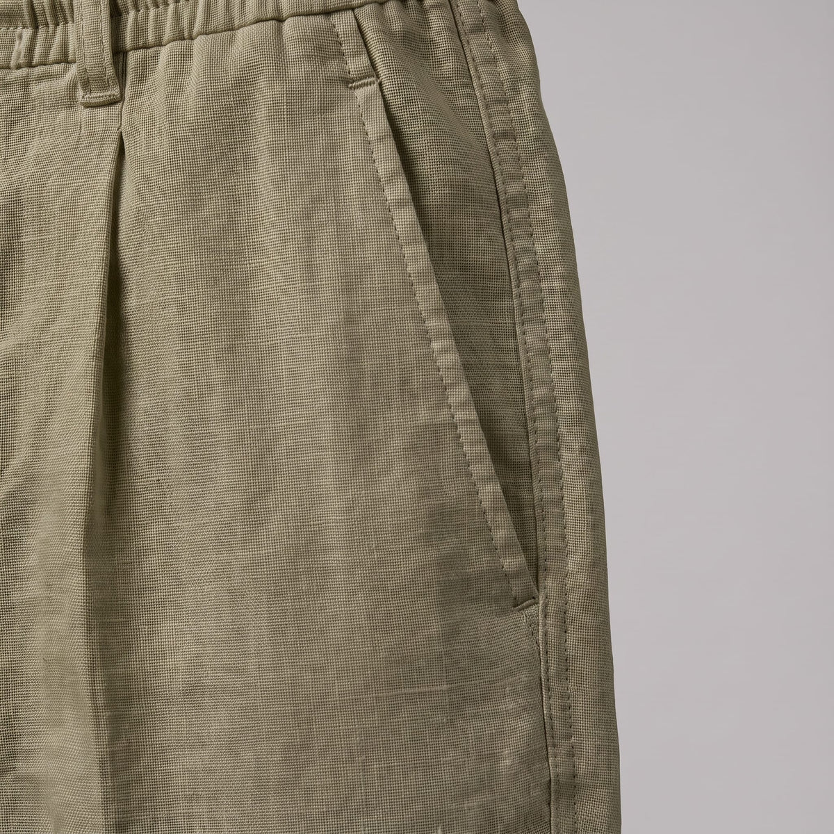 Herren Leinenhose mit Bundfalte und Kordelzug | Willi