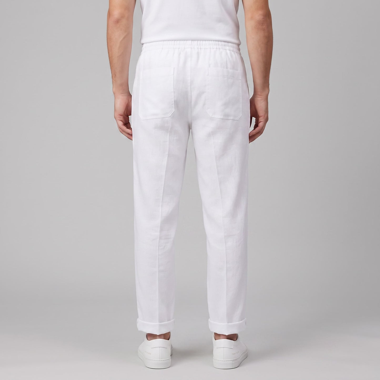 Herren Leinenhose mit Bundfalte und Kordelzug | Willi_3