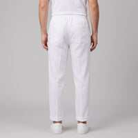 Herren Leinenhose mit Bundfalte und Kordelzug | Willi
