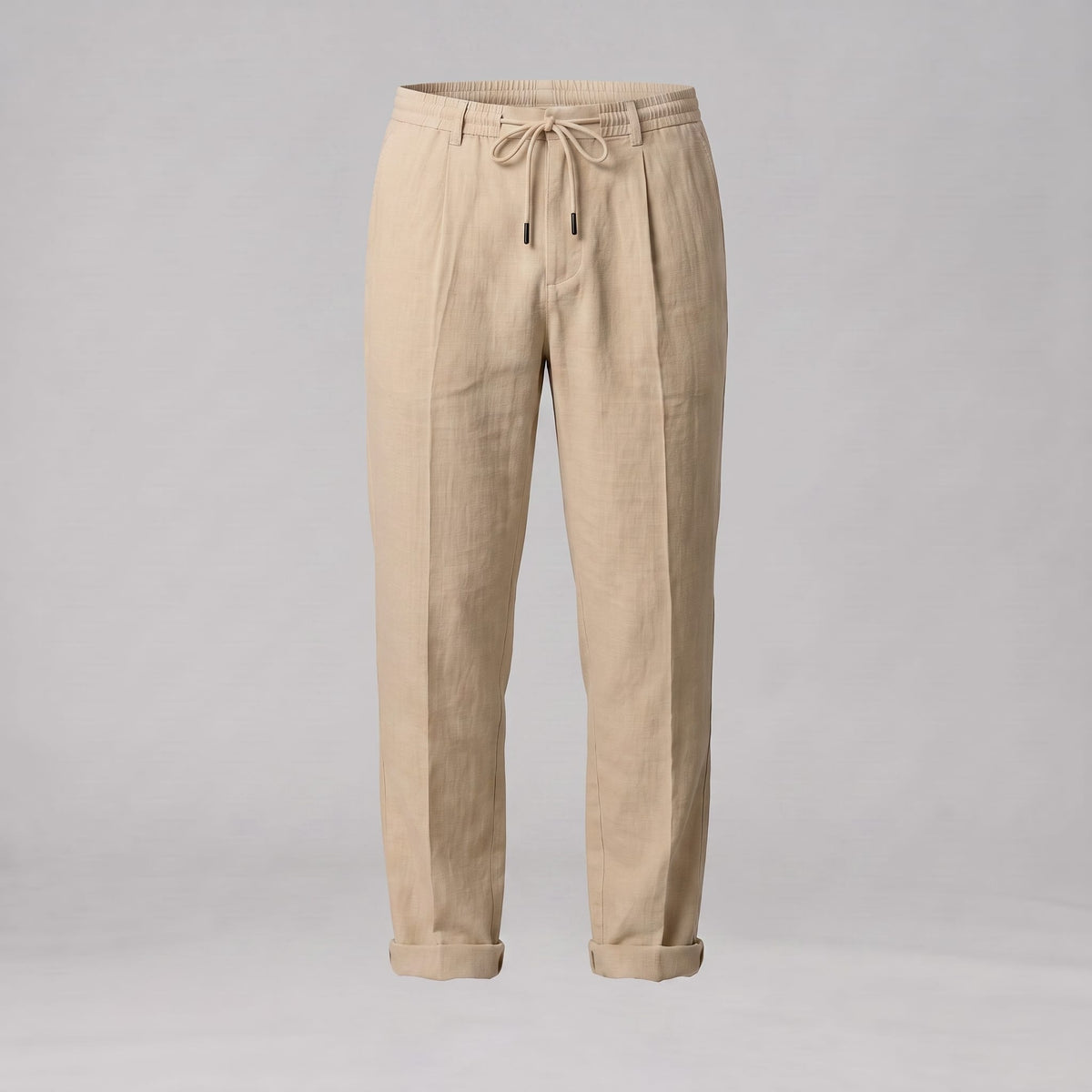 Herren Leinenhose mit Bundfalte und Kordelzug | Willi