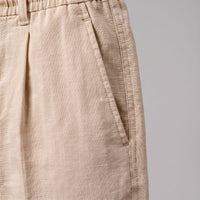 Herren Leinenhose mit Bundfalte und Kordelzug | Willi