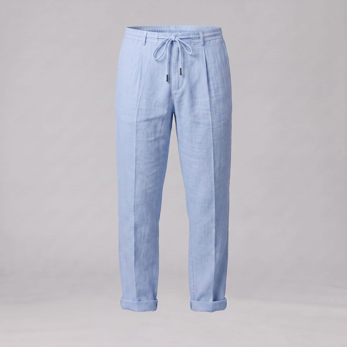 Herren Leinenhose mit Bundfalte und Kordelzug | Willi