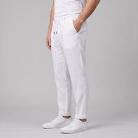 Herren Leinenhose mit Bundfalte und Kordelzug | Willi