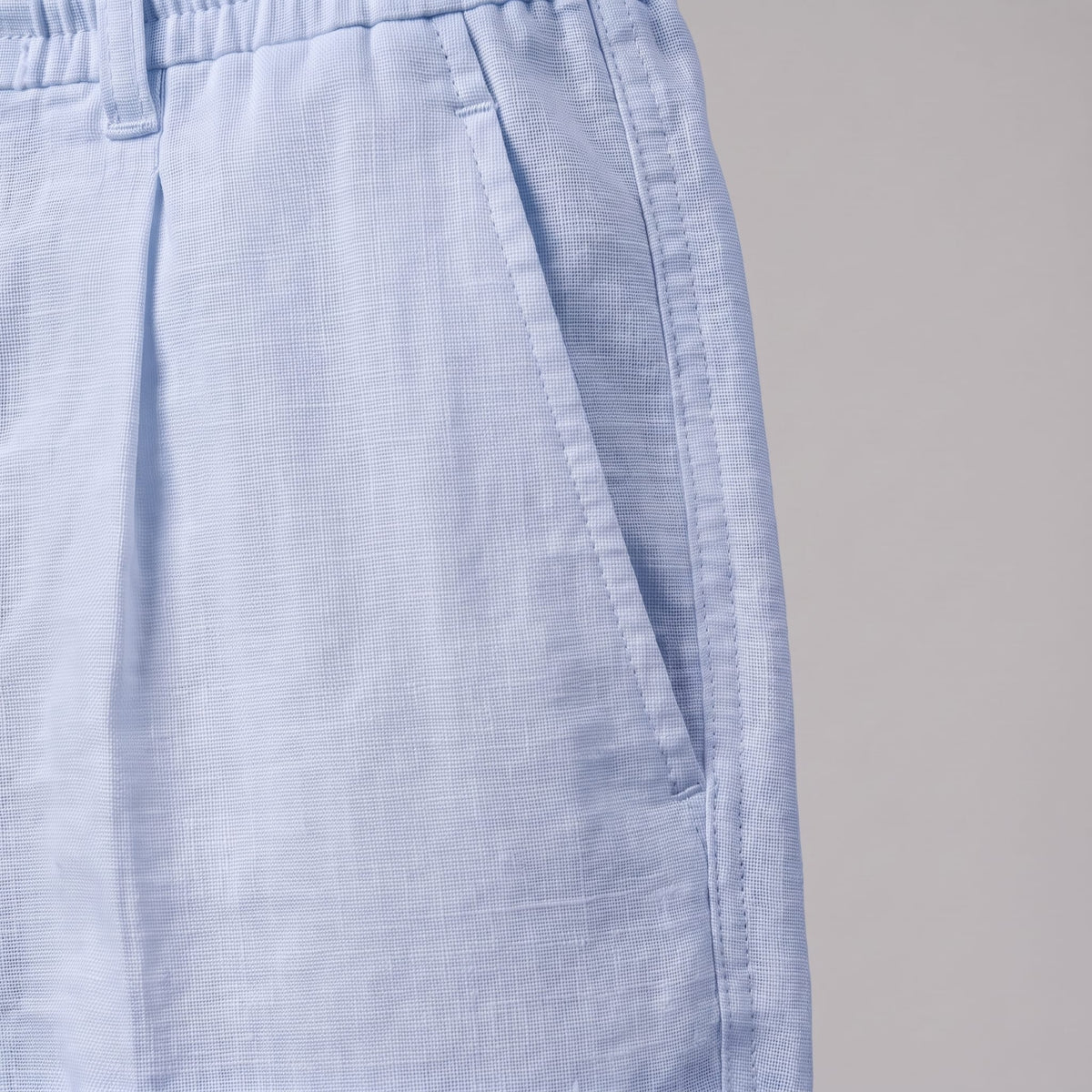 Herren Leinenhose mit Bundfalte und Kordelzug | Willi