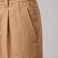 Herren Leinenhose mit Bundfalte und Kordelzug | Willi