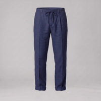 Herren Leinenhose mit Bundfalte und Kordelzug | Willi