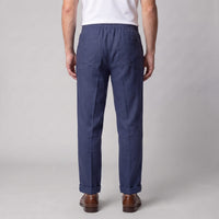 Herren Leinenhose mit Bundfalte und Kordelzug | Willi