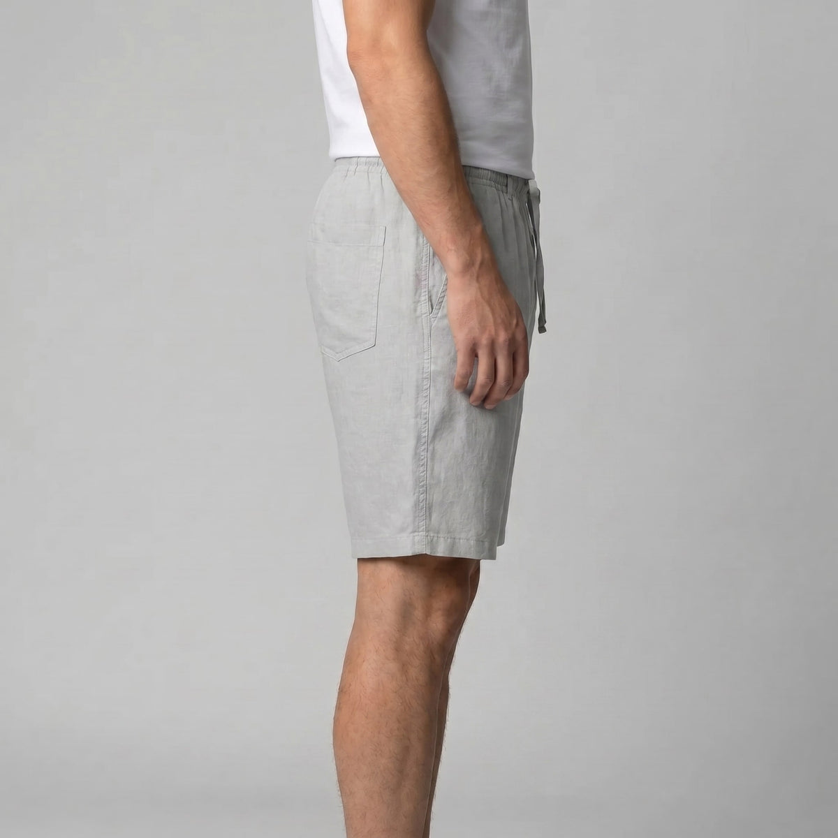 Herren Leinenshorts mit Kordelzug | Bodo_12