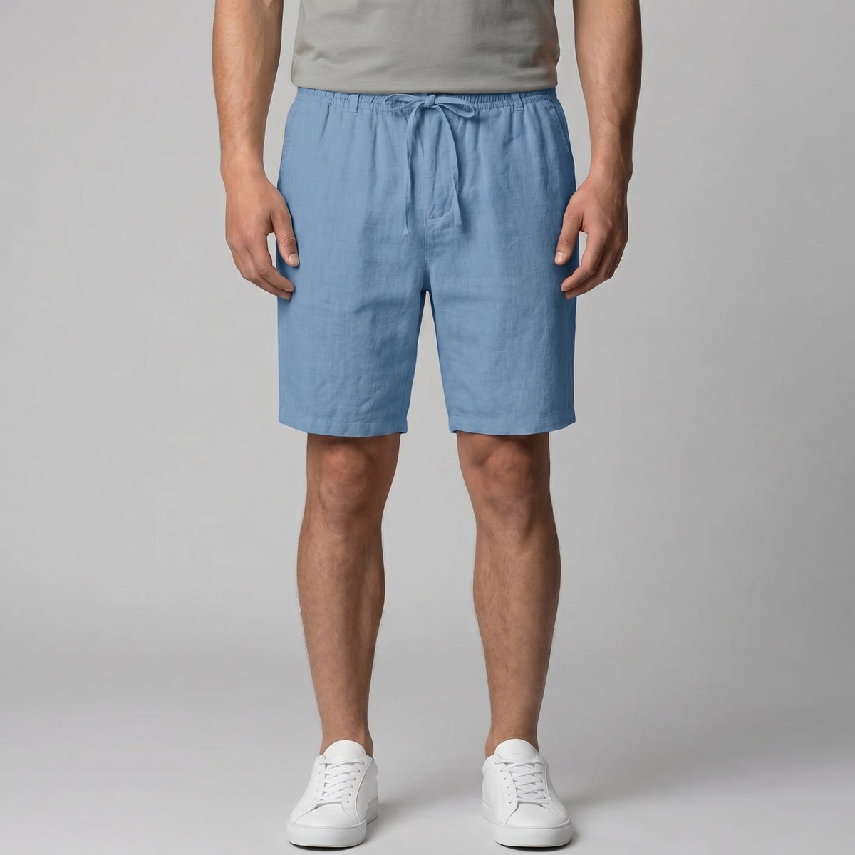 Herren Leinenshorts mit Kordelzug | Bodo_21
