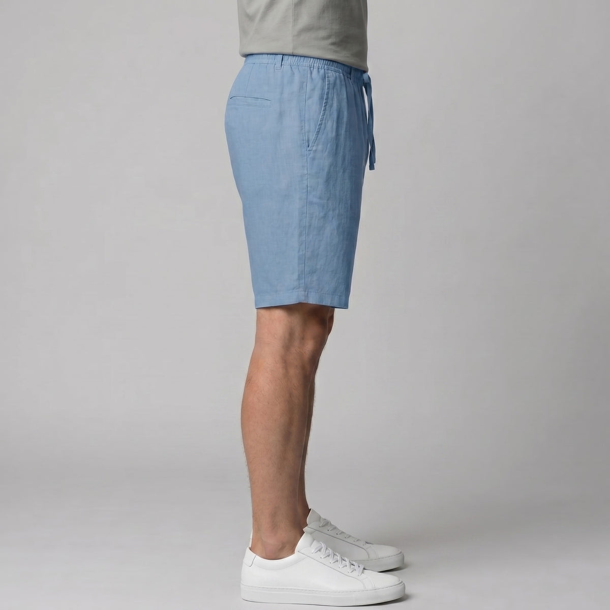 Herren Leinenshorts mit Kordelzug | Bodo
