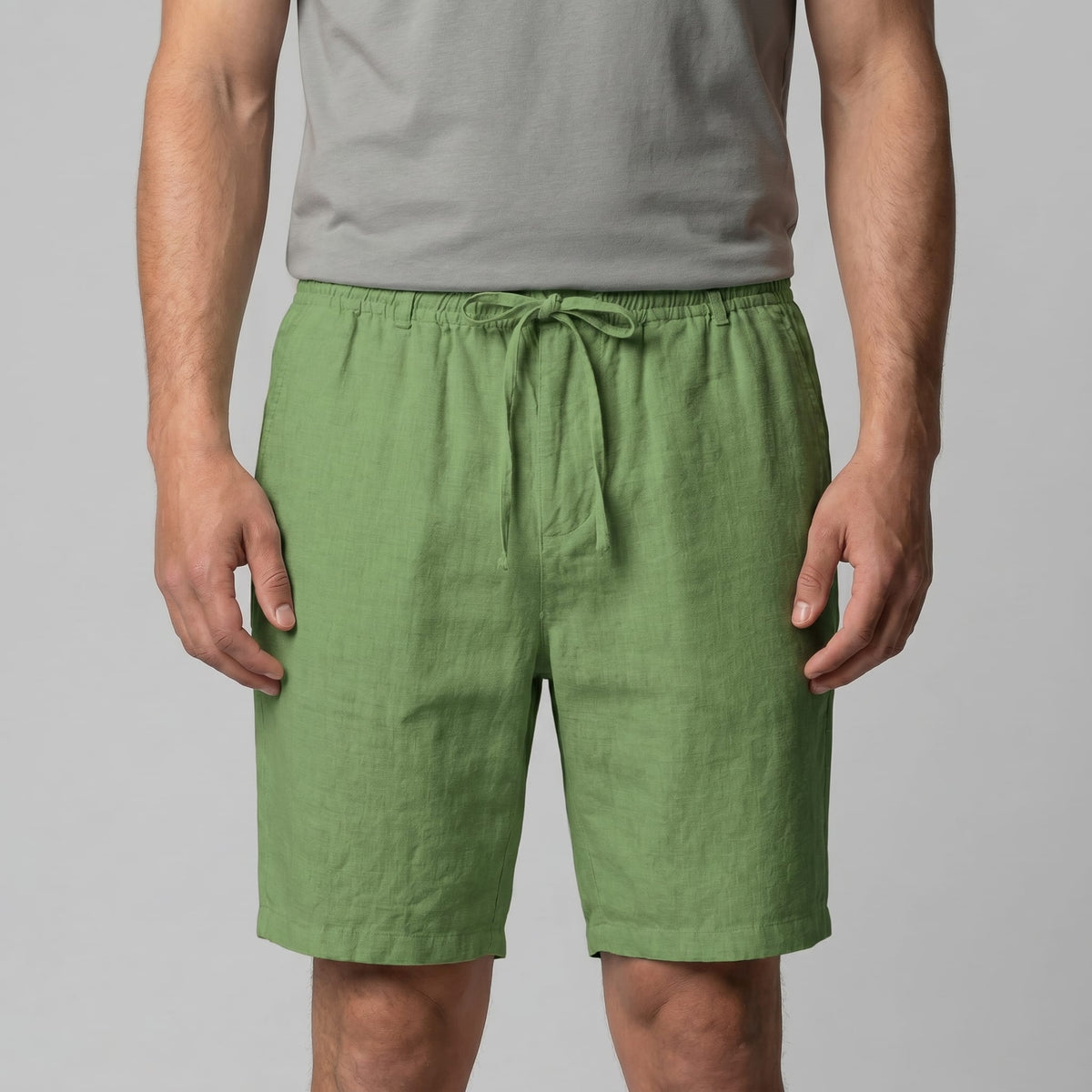 Herren Leinenshorts mit Kordelzug | Bodo