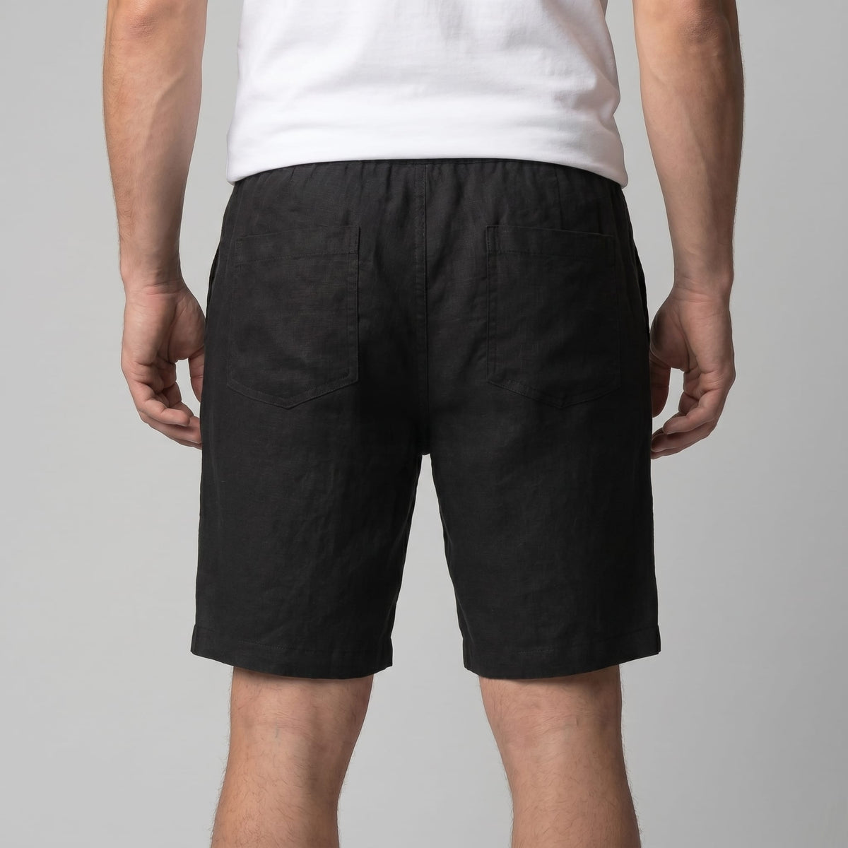 Herren Leinenshorts mit Kordelzug | Bodo_3