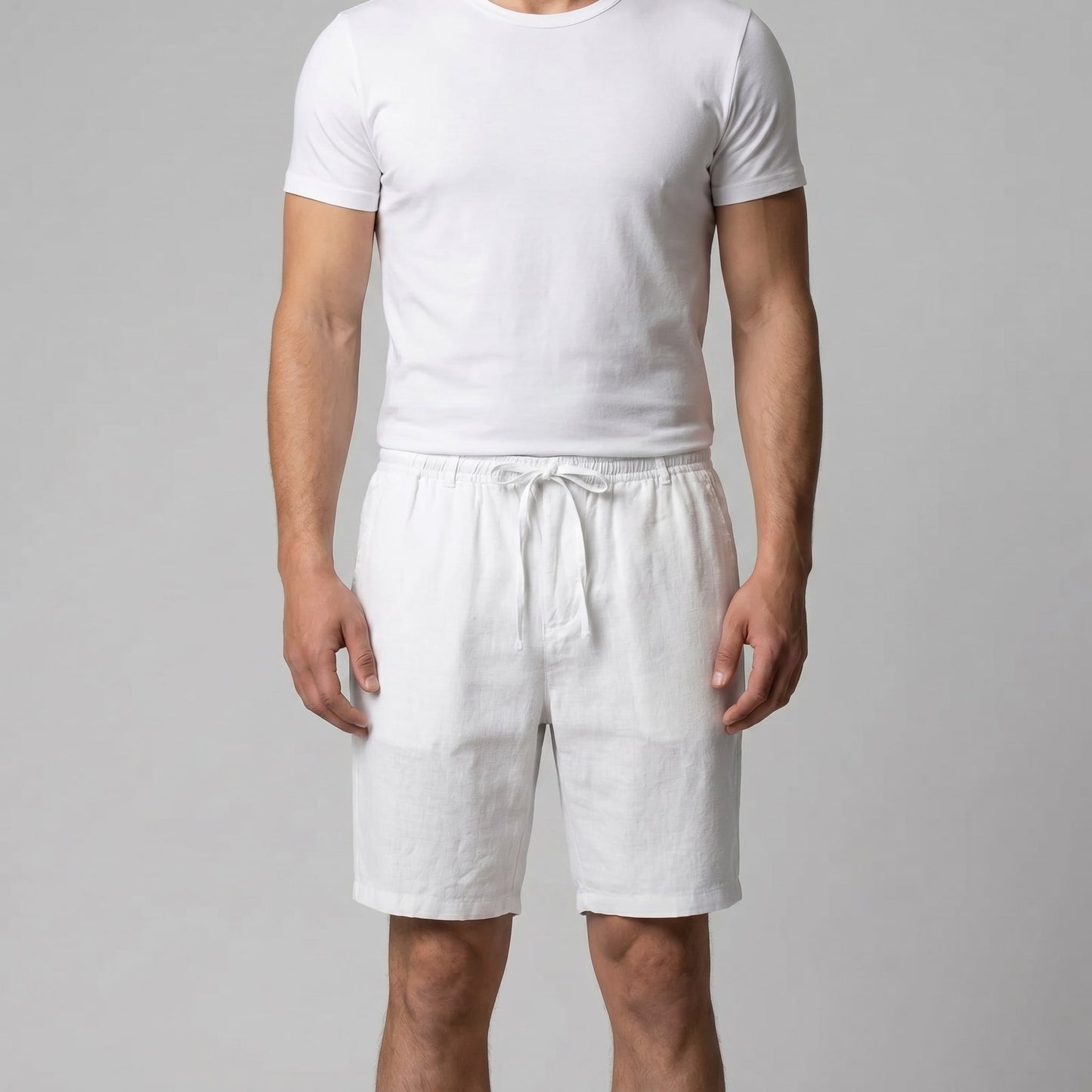 Herren Leinenshorts mit Kordelzug | Bodo_6