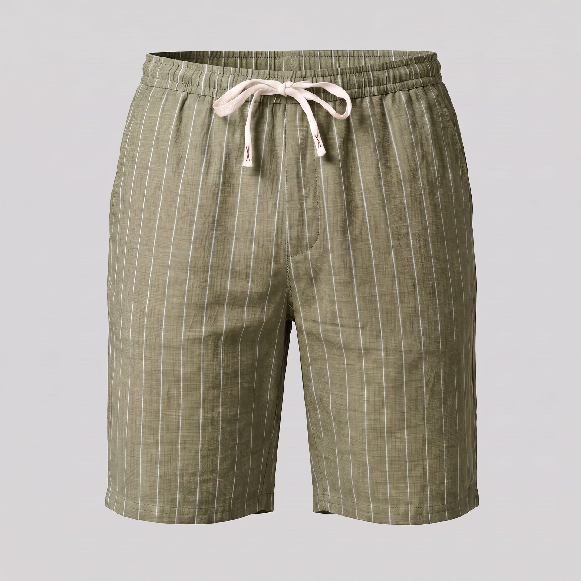 Herren Leinenshorts mit Nadelstreifen | Reimund