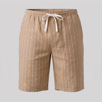 Herren Leinenshorts mit Nadelstreifen | Reimund