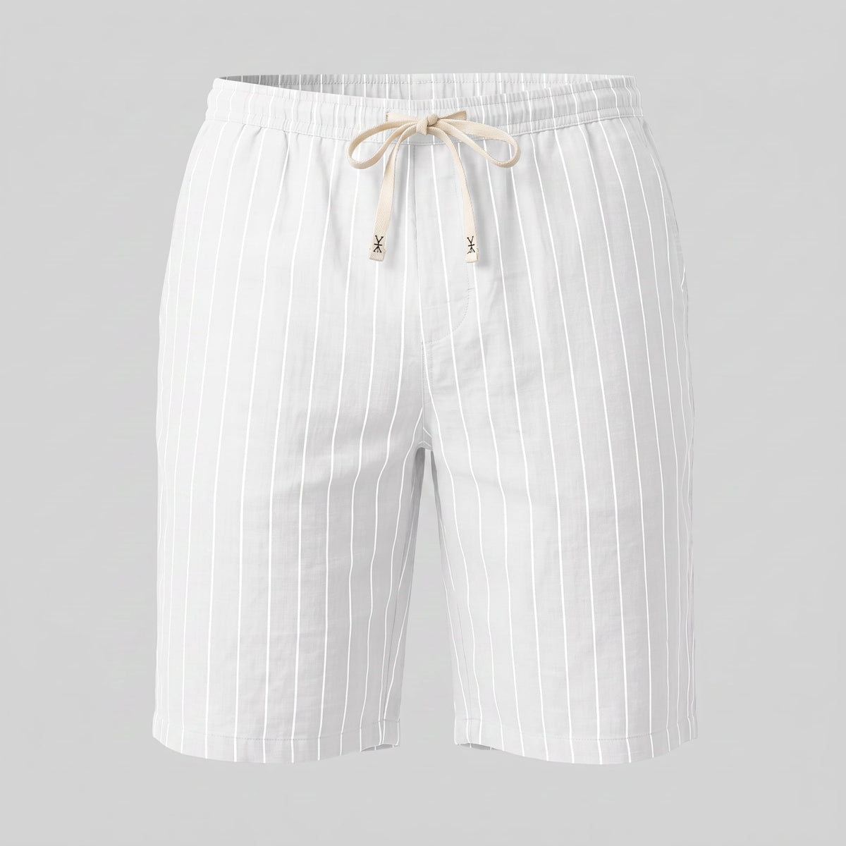 Herren Leinenshorts mit Nadelstreifen | Reimund