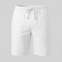 Herren Leinenshorts mit Nadelstreifen | Reimund