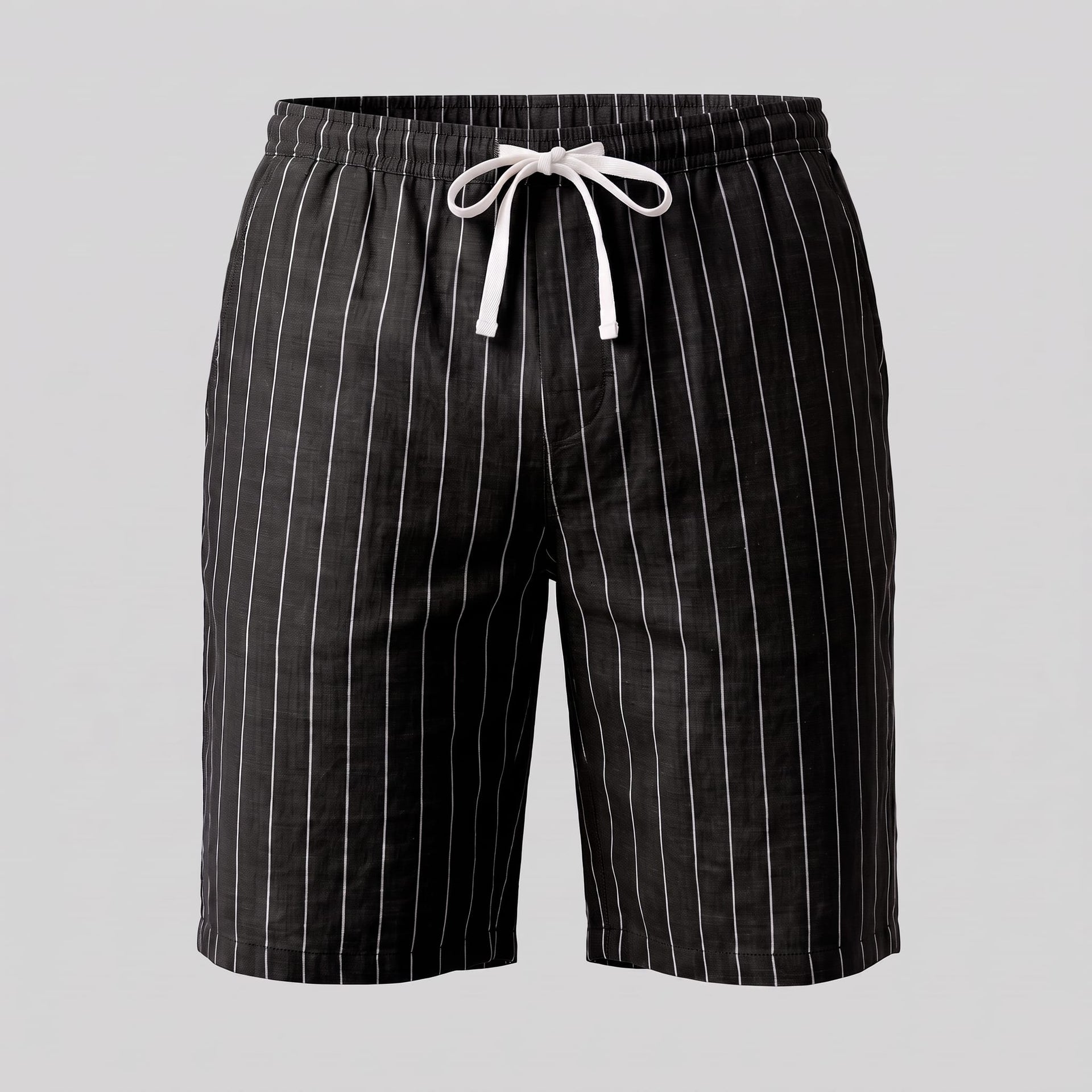 Herren Leinenshorts mit Nadelstreifen | Reimund