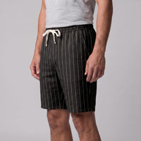 Herren Leinenshorts mit Nadelstreifen | Reimund