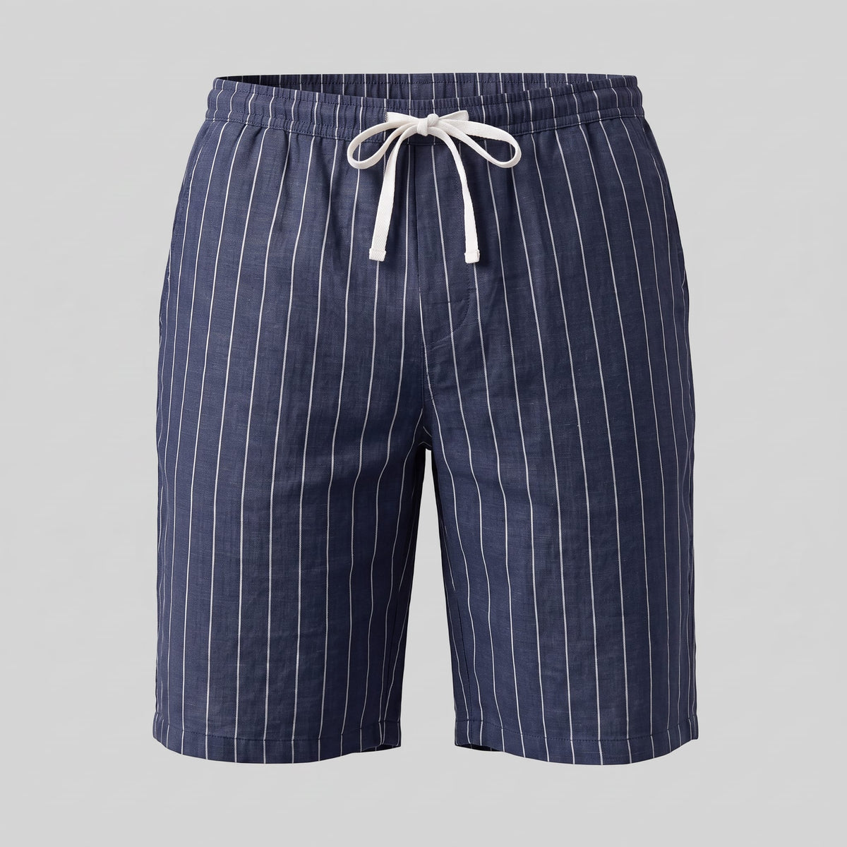 Herren Leinenshorts mit Nadelstreifen | Reimund
