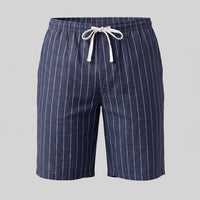 Herren Leinenshorts mit Nadelstreifen | Reimund