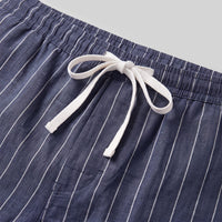 Herren Leinenshorts mit Nadelstreifen | Reimund