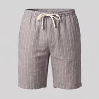 Herren Leinenshorts mit Nadelstreifen | Reimund