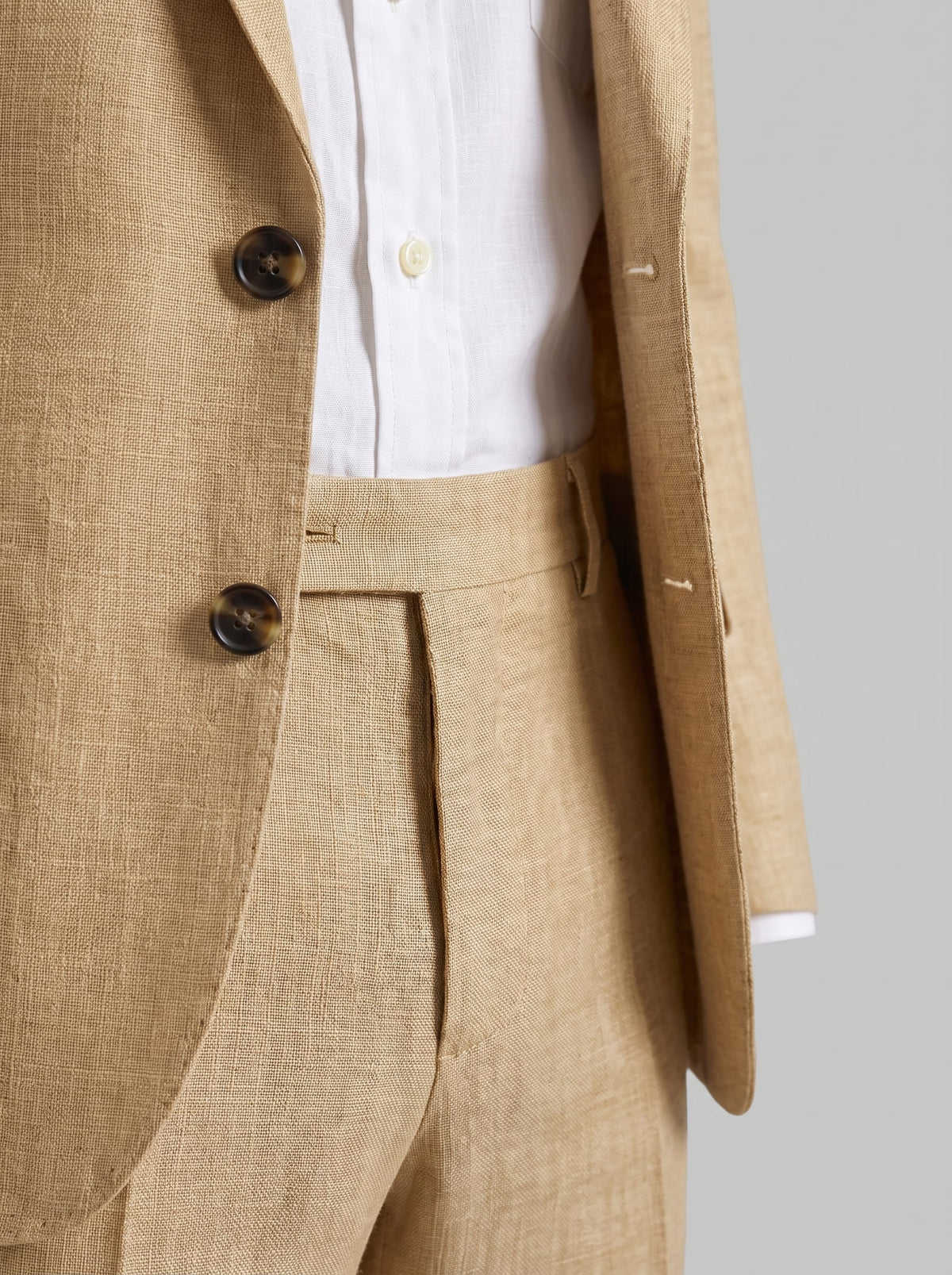 Herren Leinenanzug Slim Fit Zweiteiler | Erdmann