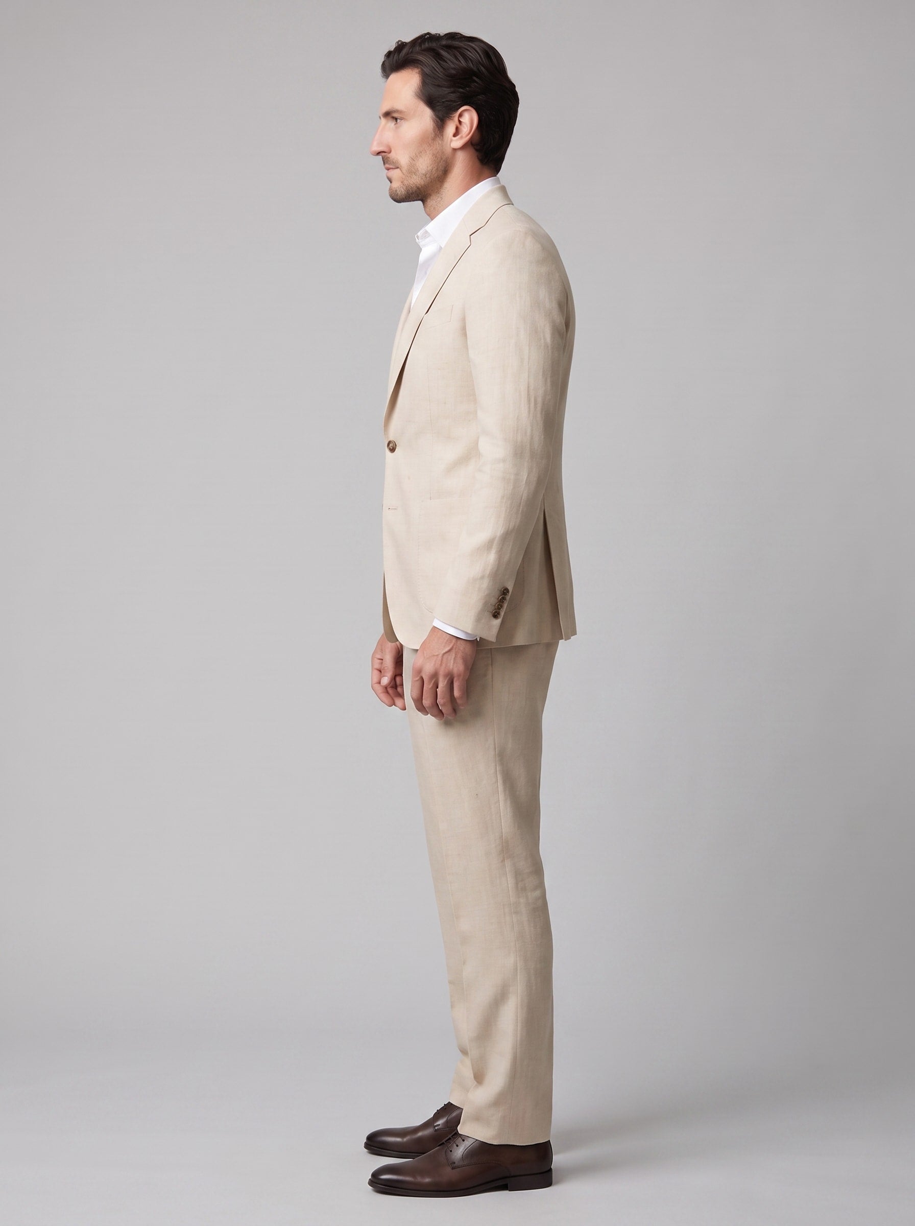 Herren Leinenanzug Slim Fit Zweiteiler | Erdmann