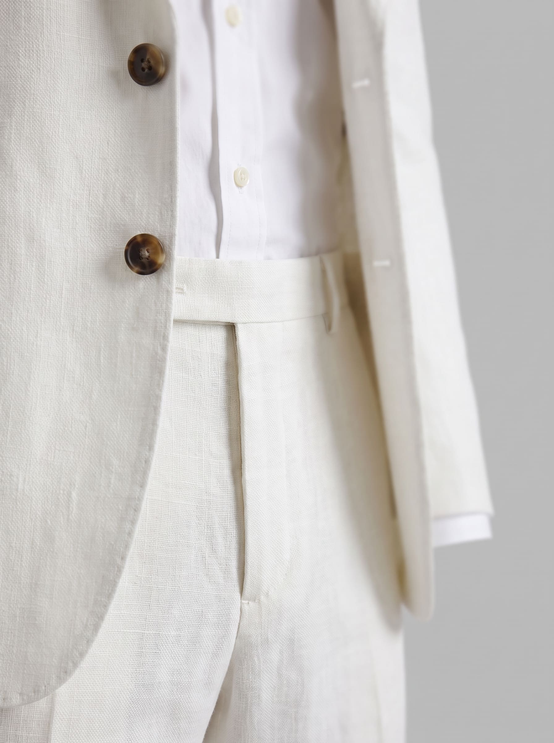Herren Leinenanzug Slim Fit Zweiteiler | Erdmann