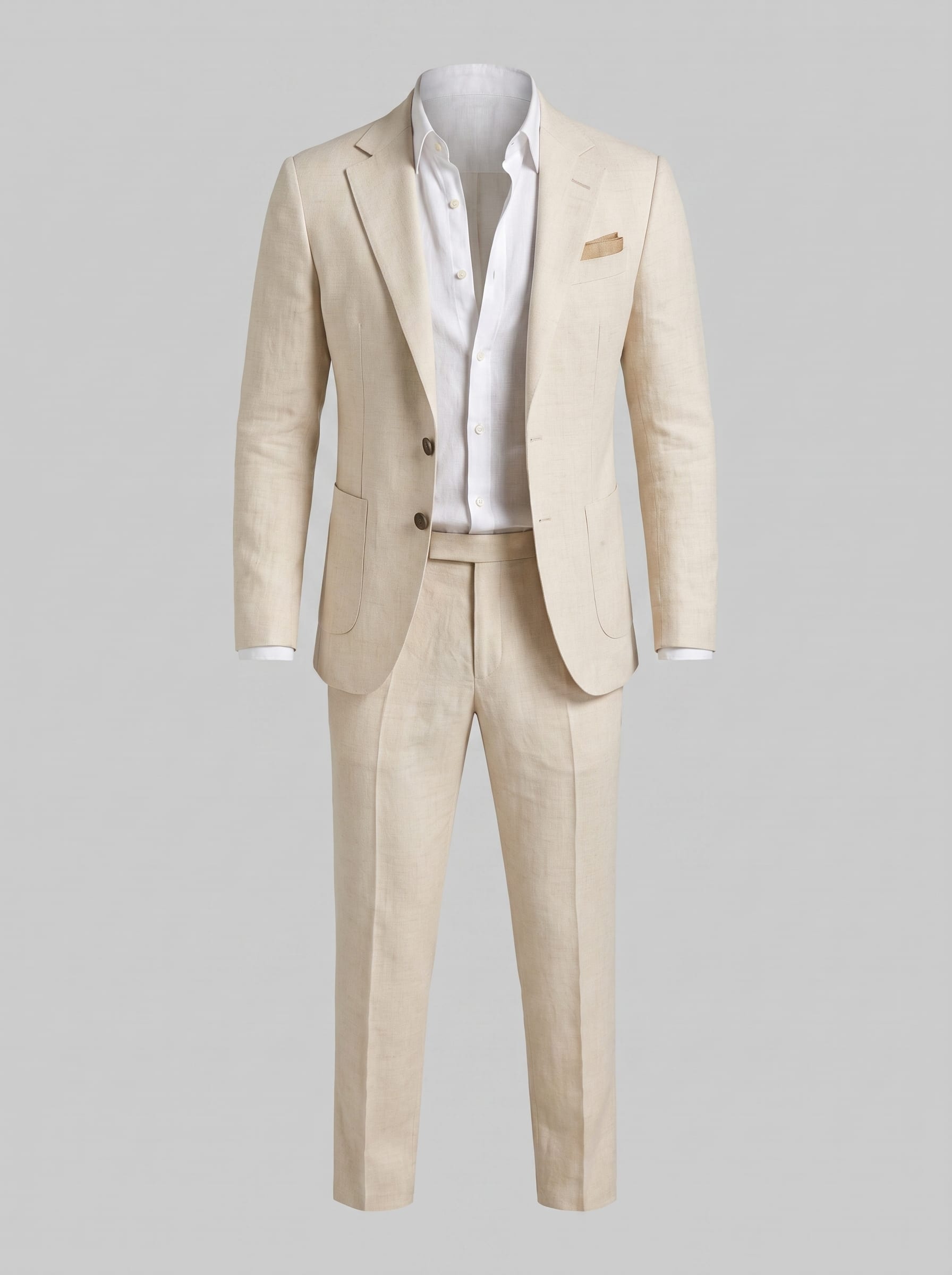 Herren Leinenanzug Slim Fit Zweiteiler | Erdmann