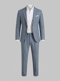 Herren Leinenanzug Slim Fit Zweiteiler | Erdmann
