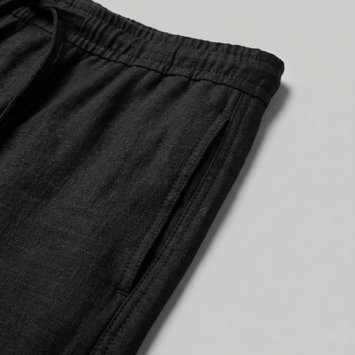 Herren Leinenhose mit elastischem Bund | Kai_13