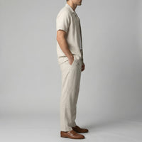 Herren Leinenhose mit elastischem Bund | Kai