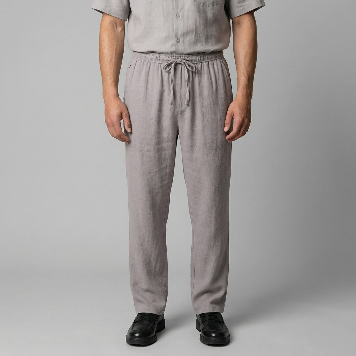 Herren Leinenhose mit elastischem Bund | Kai_20