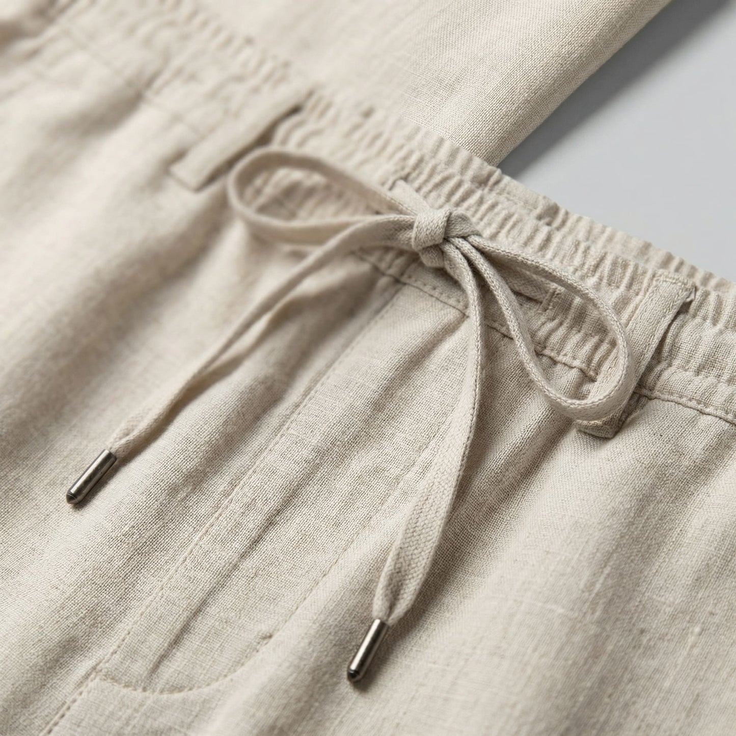Herren Leinenhose mit elastischem Bund | Kai_4