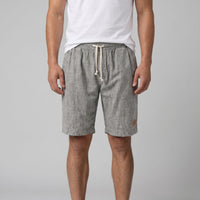 Herren Leinenshorts mit Tunnelzug | Reinald