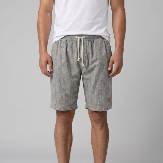 Herren Leinenshorts mit Tunnelzug | Reinald_1