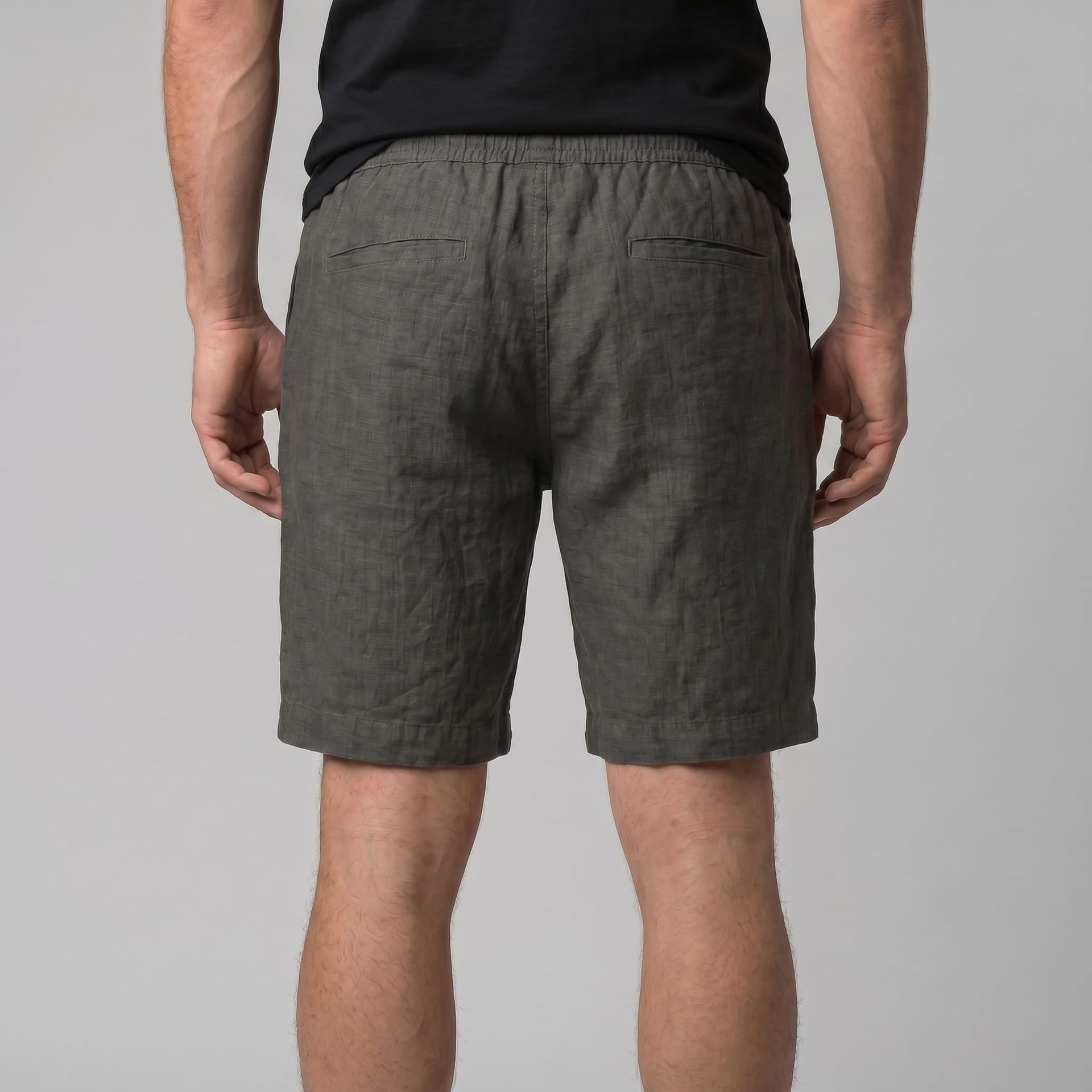 Herren Leinenshorts mit Tunnelzug | Reinald